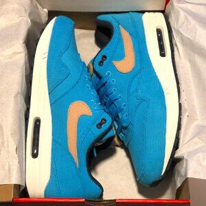 NIKE AIR MAX 1 PREMIUM Sz 12 BALTIC BLUE/SESAME GRIDIRON
